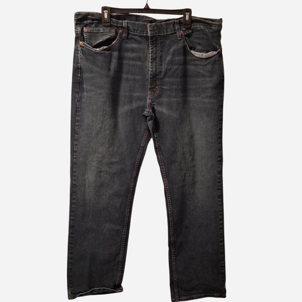 Mens Levi's 559 dark wash jeans grunge biker workwear 40x30